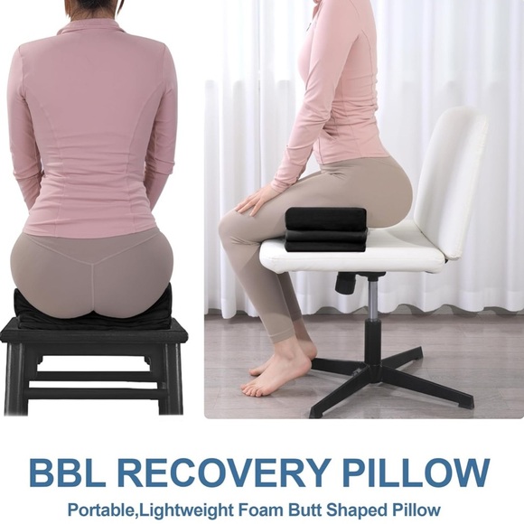 NEW-Black BBL Recovery Pillow - Picture 1 of 6